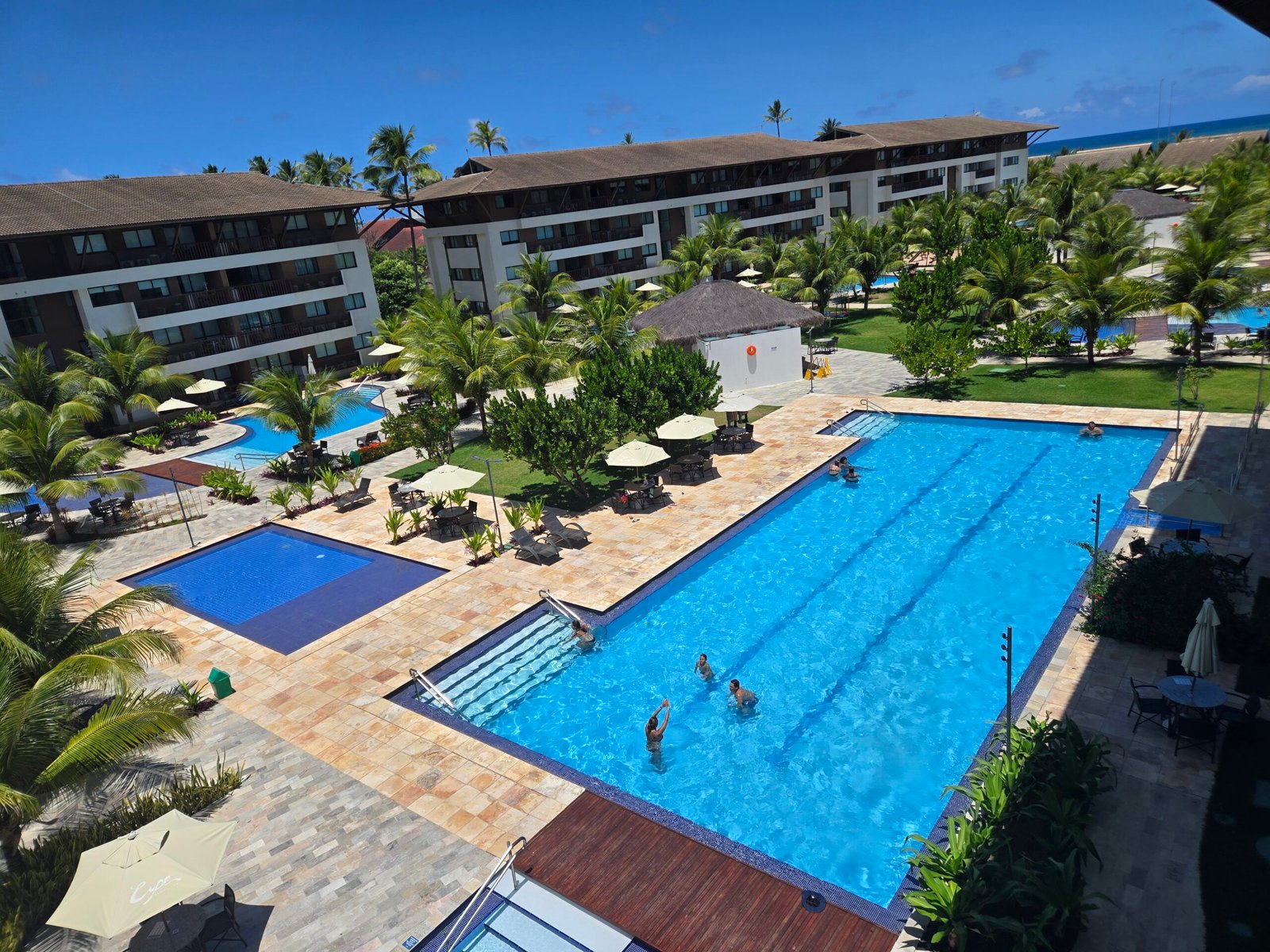 Área de lazer do Cupe Beach Living